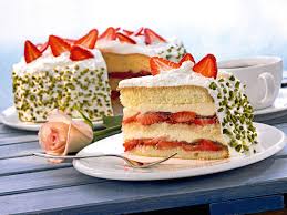 Besonders aromatisch schmeckt der erdbeer kuchen. Erdbeer Vanille Torte