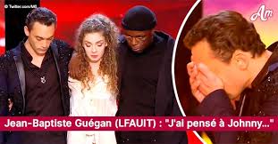 Ce n'est seulement que quelques années après leur première rencontre qu'elle le retrouve par hasard en assistant à un des concerts de johnny. J Ai Pense A Johnny La Premiere Reaction De Jean Baptiste Guegan De Sa Victoire A Lfauit