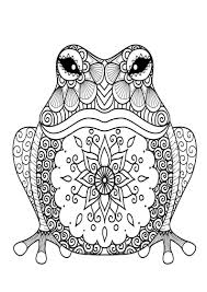 Mindfulness Coloring Frog In 2020 Animal Coloring Books Frog Coloring Pages Coloring Books