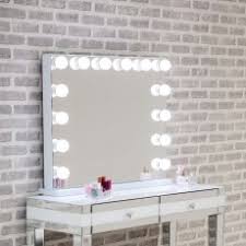 Combining and fashion, this vanity table set is a welcome addition to your dressing area 【large capacity and drawer storage】: Hollywood Make Up Mirrors Dressing Tables Meubles