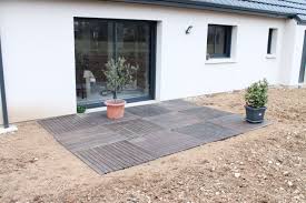 Mise En Place De La Terrasse Provisoire Maison Ouest D Arras Par Jkz1 Sur Forumconstruire Com Terrasse Terrasse Jardin Jardin Terasse