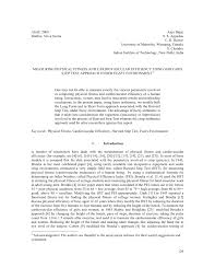 Pdf Measuring Physical Fitness And Cardiovascular Efficiency Using Harvard Step Test Approach Under Fuzzy Environment