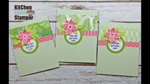 Transfer a printed image onto clear contact paper for a window card. Pop Of Petals Get Well Card Making Tutorial