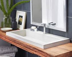 18 rectangle honed beige travertine vessel sink $499.00 usd. Modern Flat Bathroom Sink Novocom Top