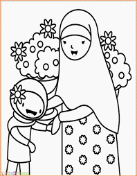 Aisya punya saudara kembar bernama anisa. Contoh Gambar Mewarnai Anak Berjilbab Kataucap