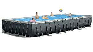 Intex Ultra Xtr Frame Rectangular Pool Set With Sand Filter Pump 26373eh For Sale Online Ebay In 2020 Rectangular Pool Pool Cover Roller Rectangle Swimming Pools