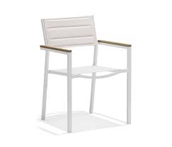 White patio dining benches are sleek picks, while black outdoor dining benches have a modern edge. Mh2g Outdoor Dining Cori Modern Patio Dining Armchair White With Teak Accent