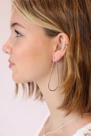 Thea Long Fine Hoops