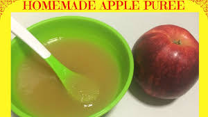 homemade apple puree baby food