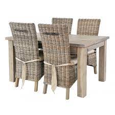 Store outdoor furniture indoors or. Rowico Reclaimed Wood Extending Dining Set With 4 Maya Grey Wash Chairs Dining Room From Breeze Furniture Uk
