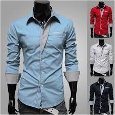 Fashion Men Stripe Decoration Long Sleeve Personalized Slim Shirt Free Shipping Best Brand Checked D Cool Shirts For Men Casual Shirts For Men Mens Shirt Dress