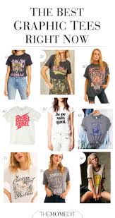 All it takes is a few inventive outfit formulas to bring the wardrobe staple into fashionable territory. The Best Graphic Tees For Women Right Now The Mom Edit