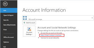 How To Set Up Outlook On The Web To Access Exchange Server Exchange Microsoft Docs