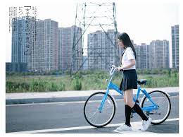 女子高校生の田舎へ遊ぶ 原创作品 站酷 zcool bicycle