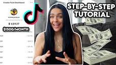 How to make money on TIKTOK! Get PAID $1,500 per month (easy step ...