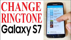 Samsung Galaxy S7 S7 Edge How To Change Ringtone Youtube