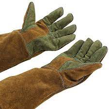 Discounted Nktm Leather Welding Gloves Extreme Heat Resistant Wear Resistant For Tig Welders Mig Fireplace Stove Bbq Gardenin Welding Gloves Gloves Welding