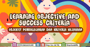 Maybe you would like to learn more about one of these? Objektif Pembelajaran Dan Kriteria Kejayaan