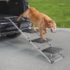 The Portable Pet Staircase Or Ramp Hammacher Schlemmer Pet Ramp Dog Ramp Pets