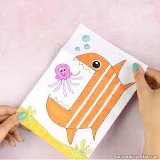 Pause the video at end of each and be sure loo. Surprise Big Mouth Fish Printable Easy Peasy And Fun