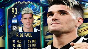 Js7fifa 12.316 views1 year ago. Sensational Mid 93 Tots De Paul Player Review Fifa 21 Ultimate Team Youtube