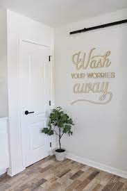 Wash Your Worries Away Wood Words Bathroom Decor Laundry Etsy In 2021 Word Wall Decor Laundry Room Decor Bathroom Decor