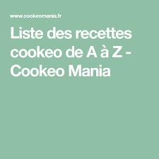 Epingle Sur Cookeo