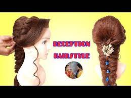 How To Do Bridal Hairstyles Tamil Reception Hairstyle For Bride Laxmi Bridal Makeover Youtube Bride Hairstyles Reception Hairstyles Hair Styles