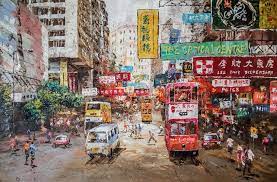 Yongxing paint engineering is a decoration engineering company which has a good reputation, high quality and fine craft with reasonable price. Hongkong Paint Our Days Paintings Prints Buildings Architecture City Cities Artpal