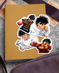 Amazon.com: Alexiss Hajime No Ippo Ippo Makunouchi Strong Sticker for  Phone, Laptop, Skateboard, Car Multicolor Pack 4 Pcs Size 3inch :  Electronics