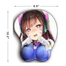 While there maybe a few flaws to this mouse, it does help those with wrist problems or those looking to avoid them from constant game play. Anime Mouse Pad Overwatch D Va 3d Mousepad Silicon Gel Ergonomic Mouse Mat With Wrist Support Dva Mouse Pads Aliexpress
