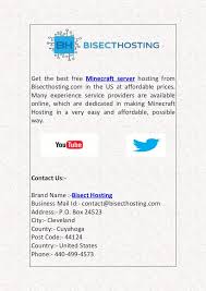 Hosting servers are most often used for hosting web sites but can al. Best Free Minecraft Servers Hosting Best Free Minecraft Servers Hosting Quiosco Joomag