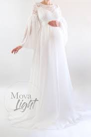 Jasmine Boho Maternity Wedding Dress White Wedding Gown Lace Maternityphotographer Maternityshoot Maternityphotos Mate Gaun Pengantin Gaun Foto Kehamilan