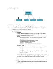Kasir bertugas untuk mengelola atus keuangan baik tugas kasir bersama accounting adalah melakukan rekonsiliasi dan menyerahkan seluruh dokumen transaksi pada accounting. Sdm Docx Struktur Organisasi Manajer Koki Pelayan Kasir Bartender Deskripsi Dan Spesifikasi Untuk Masing Masing Jabatan Caf U00e9 Haluna Telah Menentukan Course Hero