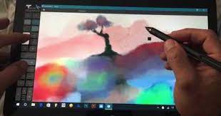 Krita On A Surface Pro 4 With Pressure Sensitivity Youtube Graphic Design Course Surface Pro Free Drawing Software