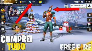 Jogar free fire online grátis. Chegou E Ja Comprei Tudo Da Nova Atualizacao De Natal No Free Fire Youtube