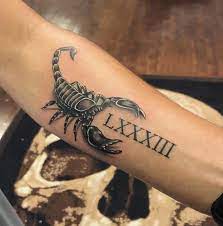 Meaning Of Scorpion Tattoo Tattoos Tattoos For Women Tattoos For Guys Tattoos For Women Small Tattoos For Scorpion Tattoo Tattoo Sleeve Men Half Sleeve Tattoo