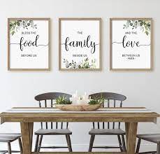 Bless The Food Before Us Prints Dining Room Decor Kitchen Wall Art Home Decor Kitchen Art Prints Kitchen Signs Bible Verse Wall Art Sitting Room Decor Dinning Room Wall Decor Dining