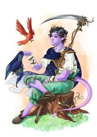 This is a tiefling with its +2 charisma increase changed to a +2 dexterity increase and its infernal legacy trait replaced with 1 note that d&d beyond's implementation doesn't allow you to make these sorts of tieflings with the variant and/or feral traits, even though such. Oc Art Ankou Tiefling Circle Of Twilight Druid Dnd