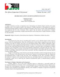 Kementerian pendidikan tinggi), abbreviated mohe, is ministry of the government of malaysia that is responsible for higher education, polytechnic. Pdf Higher Education And Development In Egypt