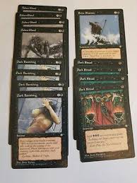 Magic The Gathering Ccg Ice Age Lot Of 30 Black Cards Ashen Ghoul Icequake Rats In 2020 Magic The Gathering The Gathering Ice Age