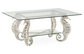 Chelsea House Seahorse Coffee Table Silver In 2020 Coffee Table Silver Home Accessories Aluminum Coffee Table