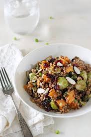 Couscous by itself is just a boil and eat ingredient. Sweet Potato Israeli Couscous Salad By Ohmyveggies Com