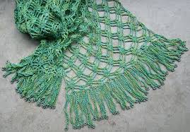 Free knitting pattern vine lace scarf. 10 Easy Free Crochet Lace Scarf Patterns