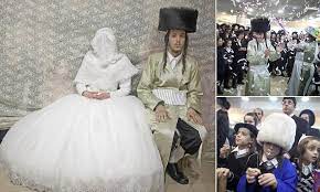 Young Couple S Ultra Orthodox Jewish Wedding In Jerusalem Jewish Bride Jewish Wedding Orthodox Jewish