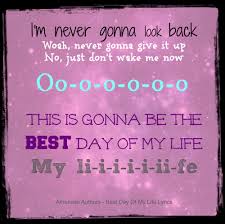 American Authors Best Day Of My Life Bestdayofmylife Americanauthors Musicquote Music My Love Song Love Songs Lyrics American Author