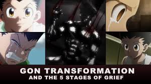 Gon and killua climb the heavens arena tower so gon can finally face off against hisoka and pay him back a punch to the. Gon And The 5 Stages Of Grief An In Depth Analysis