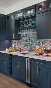 We Adore This Dark Sea Blue Colour Scheme And Its Sophisticated Feel Kitchen Design Kitchen Furniture Design Kitchen Interior