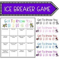 A joint pastime can become your real entertainment and a way to get to know each other as best as possible. First Day Of Back To School Ice Breaker Game Get To Know You Bingo