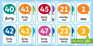 These number flashcards are full of brilliant color and texture. Number Flash Cards